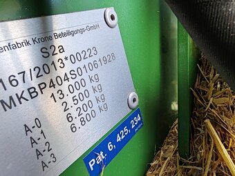 Krone Big Pack 1290 HDP VC- Lis na veľké hranaté balíky - 10