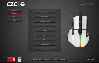 Herní myš CZC.Gaming Celestial, bezdrátová, záruka - 10