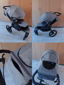 Stříška Baby Jogger summit x3, ceny OD, šití na zakázku - 10
