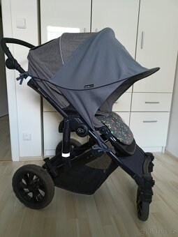 Kinderkraft Prime Lite šedý 2v1 2020 + příslušenství - 10