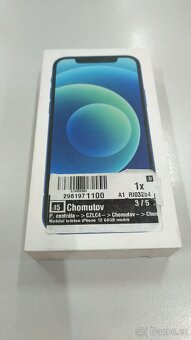 Apple iPhone 12 64GB blue,baterie 90%,skvělý stav,záruka 12m - 10