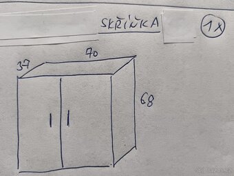 Nábytek z lamina - obývák / pracovna / dětský pokoj - 10