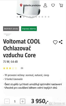 Ochlazovač a zvlhčovač vzduchu Core - 10