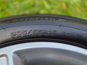 Kompletní zimní orig. Alu kola FORD - 205/55 R16 - 5x108 - 10