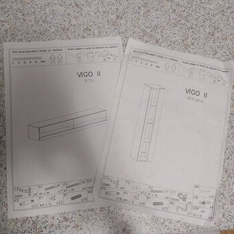 Obývací stěna VIGO II + LED – zabalená, připravená k odvozu - 10