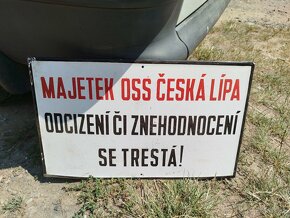 Smaltované cedule - 10