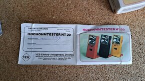 Retro nová svítilna se zkoušečkou (prozváněčkou) z NDR - 10