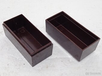 Bakelitová retro krabička na karty ČSSR - 10