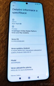 Xiaomi 15 Ultra 5G 16+16 / 512+16GB nový - 10