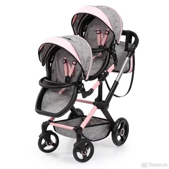 Kočárek pro panenky Xeo Twin - 10