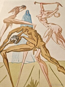 SALVADOR DALI - Obyvatelia Prata (Božská komédia - Dante) (B - 10