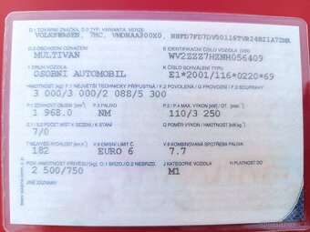 Vw multivan T6.1,110kw DSG ACC FULLED,WEBASTO,TAŽNE, 2022 - 10