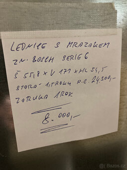 Lednice Bosch s mrazákem nepoužívaná stará 1,5roku - 10