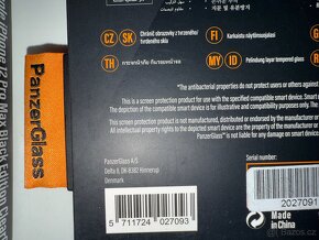 Panzer Glass pouzdro + sklo na iPhone 12 Pro Max - 10