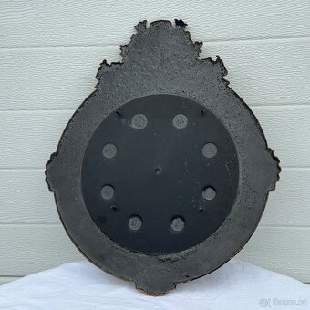 A velký malovaný hodinový ciferník měď - 10