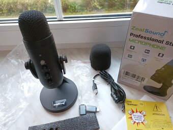 Nový studiový mikrofon pro streamováníí a hraní - 10