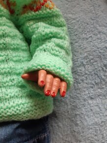 Velká retro panenka výška 60 cm - 10