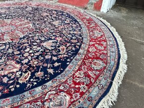 Luxusní perský kulatý koberec TABRIZ 280cm - 10