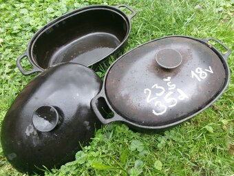 prodám příslušenství k vojenské kuchyni - velké modře smalto - 10