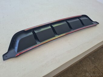 Športový difuzor na zadný nárazník pre VOLKSWAGEN - 10