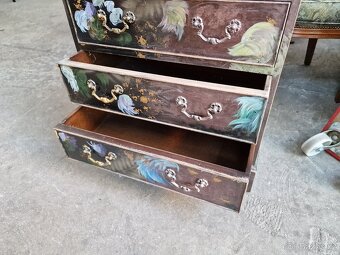 Komoda Stůl Malovaný 40x60 výška 134/48x55 výška 74 cm - 10