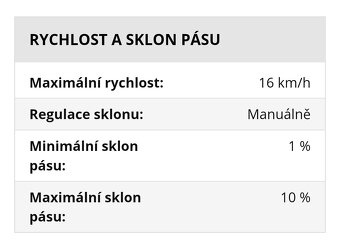 Běžecký pás TRINFIT Gara T200 - 10