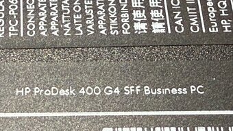 PC HP Prodesk 400 G4 RAM16GB, SSD250GB, W11 24H2 - 10