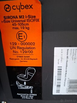 Autosedačka Cybex Sirona M2-I fix - 10