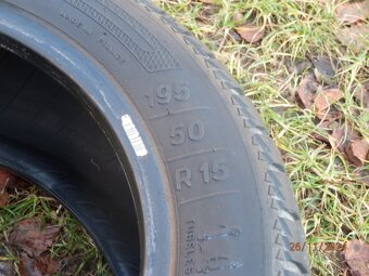 3x Zimní gumy KLEBER 195/50 R15 3x 5MM - 10
