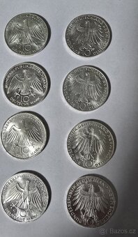 Stříbrné 10Marka a 5Marka - 10