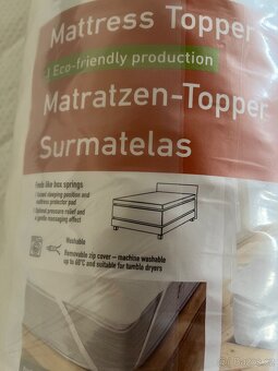 Prodám novou boxspring postel 140 x 200 cm - 10