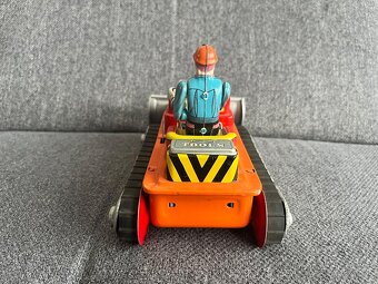 Stará hračka, Buldozer Nomura Toy Company, ne Ites, kdn - 10
