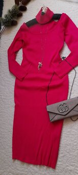 Shein midi šaty z žebrovaného úpletu - 10