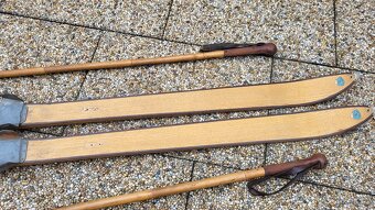 Staré dřevěné lyže Sulov - 10