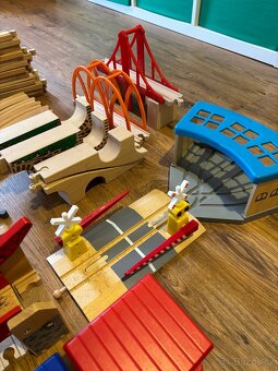 👑 MEGA SET Dřevěné vláčkodráhy – Přes 300 dílů 🚁 - 10