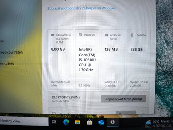 Dotykový DELL 5410 i5 10gen. - 10