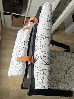 Křeslo Ikea Poang s podnožkou - 10