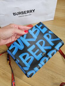 Burberry Small Graffiti Print Leather Crossbody Bag - 10