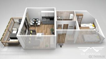Prodej byty 2+kk, 35 m2 - Frymburk - Kovářov, ev.č. 665 - 10