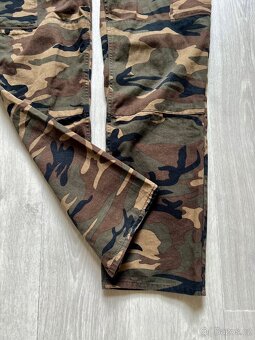 Maskáčové baggy-cargo kalhoty vel.M/38 - 10