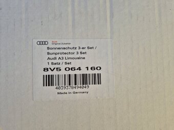 sluneční clony Audi A3 limousine od 2013 8V5064160 - 10