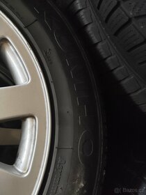 Sada kol 5x112 R16 origo AUDI, pěkné letní pneu 8-6mm - 10