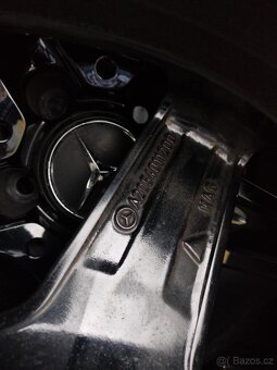 4ks alu disky orig. AMG 5x112 R18 dvojrozmer 7mm pneu - 10
