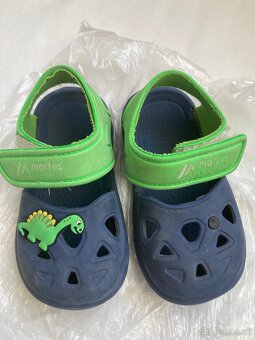 Boticky pro kluka - pláťenky, papučky, ´kroksy ´ - vel. - 10