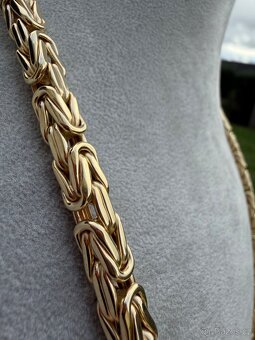 Zlatý řetěz KRÁLOVSKÁ VAZBA - 67.5g 68cm - 8mm - NOVÝ ZLATO - 10