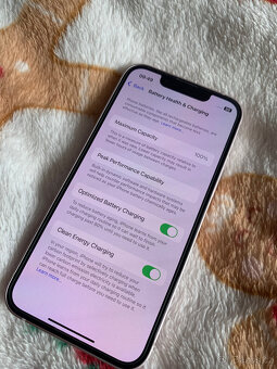 Apple Iphone 13 mini 128GB růžový / krásný stav / 100% bat - 10