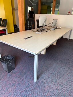 Velký kancelářský stůl 360×140cm značka Techo - 10