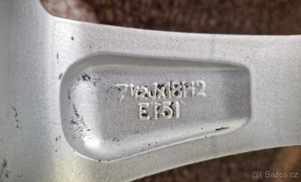 Originální Alu kola 5x112 r18 letní pneu 4,5mm - 10