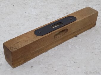 15cm Mini retro dřevěná vodováha / vodní váha - 10