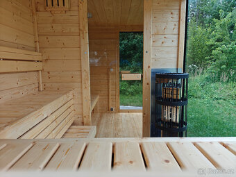 Saunový domek Diamant s odpočívárnou - 10